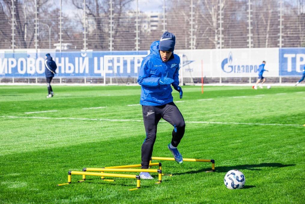 Тренировка «Зенита» в рамках подготовки к матчу с «Краснодаром»