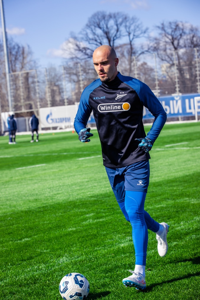 Тренировка «Зенита» в рамках подготовки к матчу с «Краснодаром»