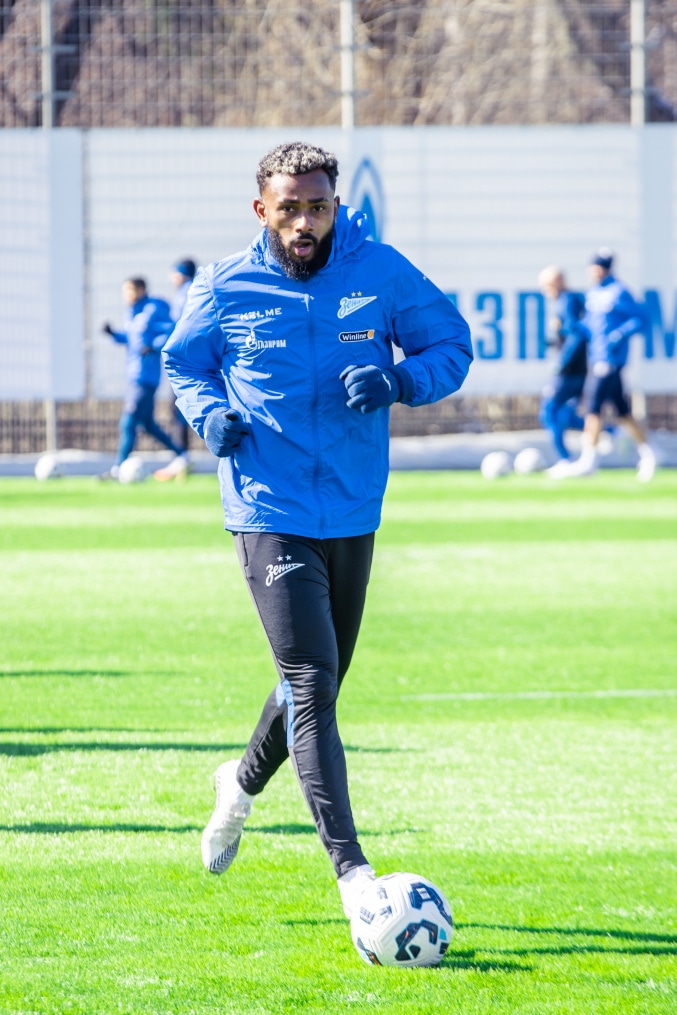 Тренировка «Зенита» в рамках подготовки к матчу с «Краснодаром»