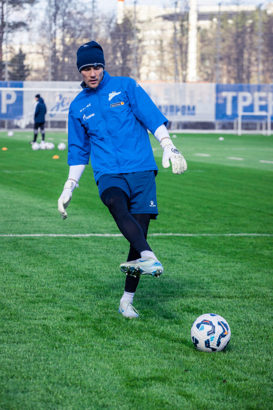 Тренировка «Зенита» в рамках подготовки к матчу с «Краснодаром»