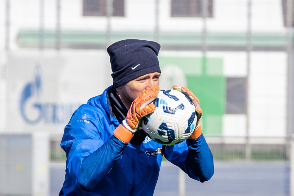 Тренировка «Зенита» в рамках подготовки к матчу с «Краснодаром»