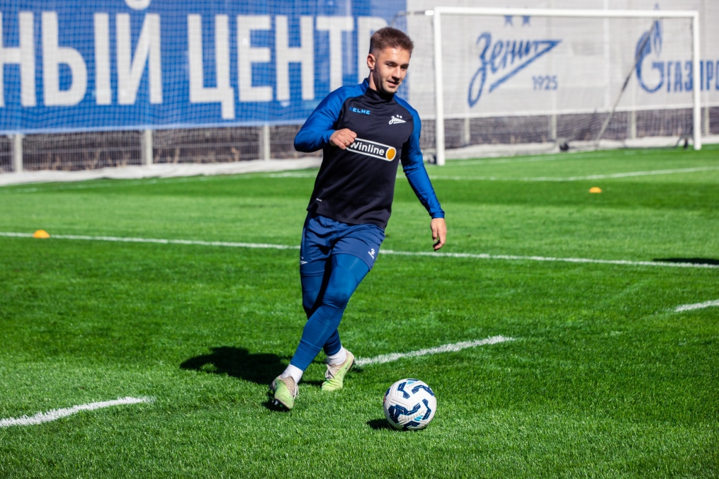Тренировка «Зенита» в рамках подготовки к матчу с «Краснодаром»