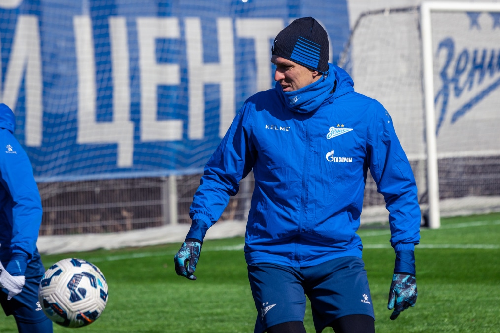 Тренировка «Зенита» в рамках подготовки к матчу с «Краснодаром»