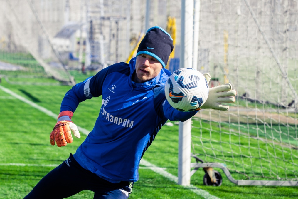 Тренировка «Зенита» в рамках подготовки к матчу с «Краснодаром»
