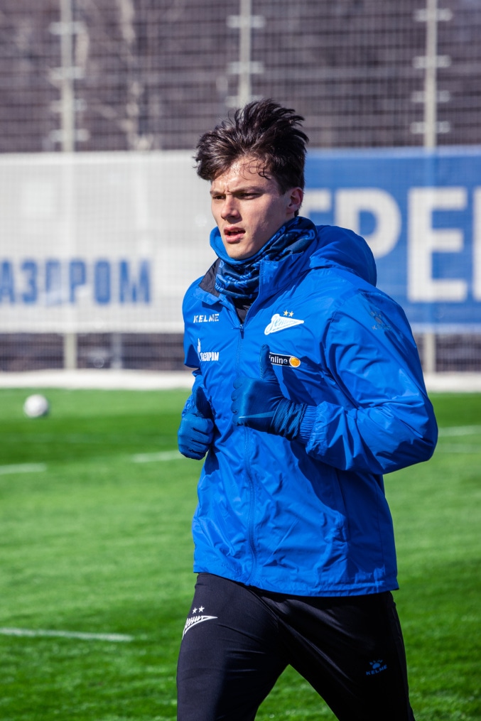 Тренировка «Зенита» в рамках подготовки к матчу с «Краснодаром»