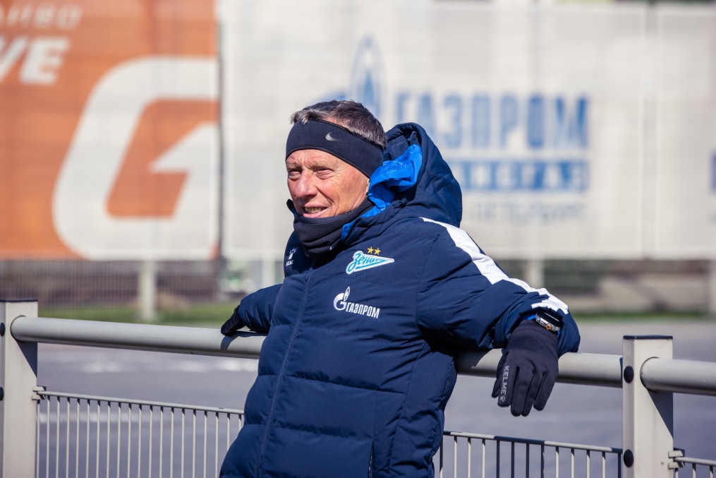 Тренировка «Зенита» в рамках подготовки к матчу с «Краснодаром»