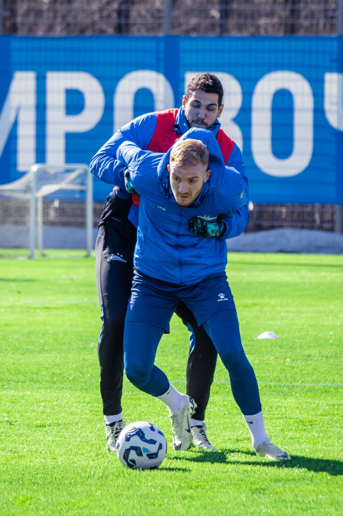 Тренировка «Зенита» в рамках подготовки к матчу с «Краснодаром»