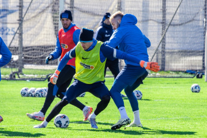 Тренировка «Зенита» в рамках подготовки к матчу с «Краснодаром»