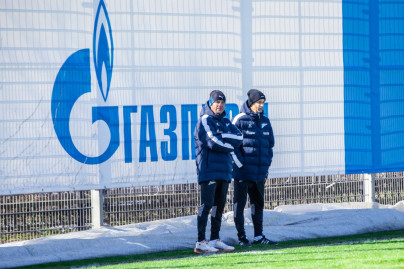 Тренировка «Зенита» в рамках подготовки к матчу с «Краснодаром»