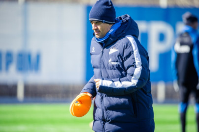 Тренировка «Зенита» в рамках подготовки к матчу с «Краснодаром»