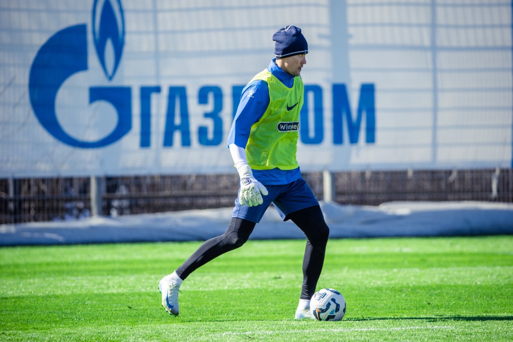 Тренировка «Зенита» в рамках подготовки к матчу с «Краснодаром»