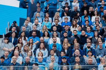 Общеклубное фото на «Газпром Арене» (бэкстейдж)