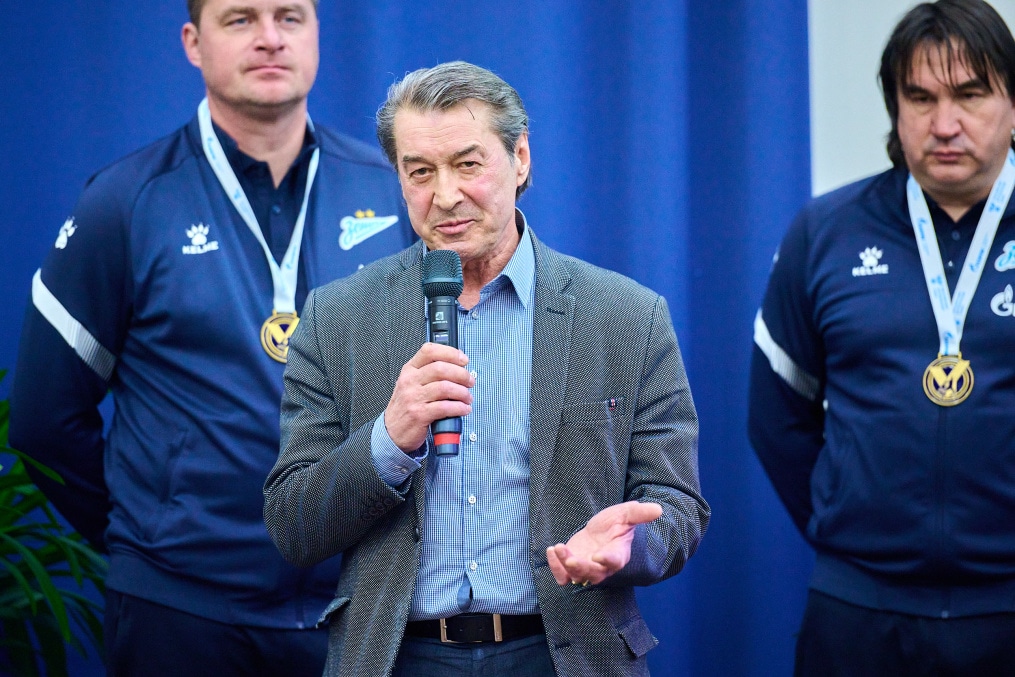 Лекция Валерия Газзаева в «Газпром»-Академии ФК «Зенит»