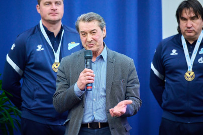 Лекция Валерия Газзаева в «Газпром»-Академии ФК «Зенит»