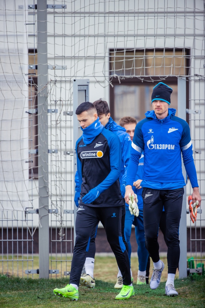 Открытая тренировка «Зенита» перед матчем с «Краснодаром»