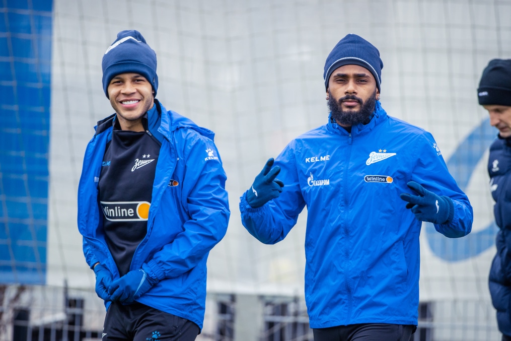 Открытая тренировка «Зенита» перед матчем с «Краснодаром»