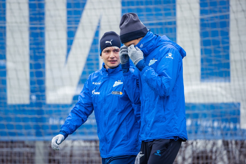 Открытая тренировка «Зенита» перед матчем с «Краснодаром»