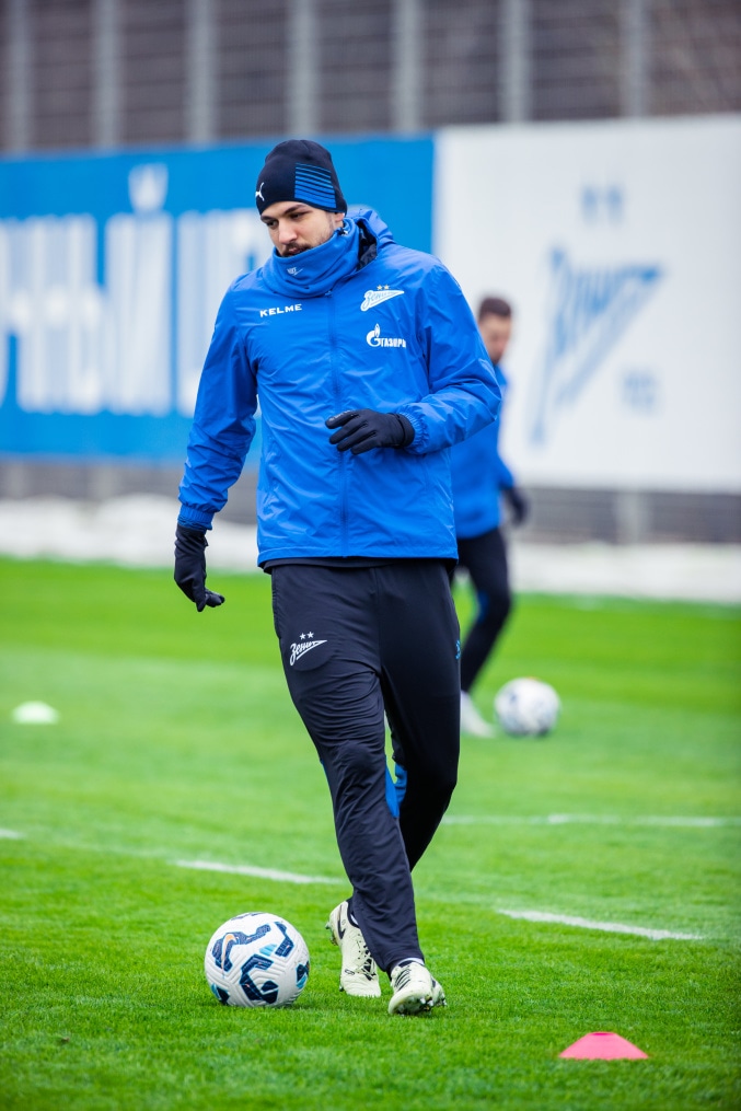 Открытая тренировка «Зенита» перед матчем с «Краснодаром»