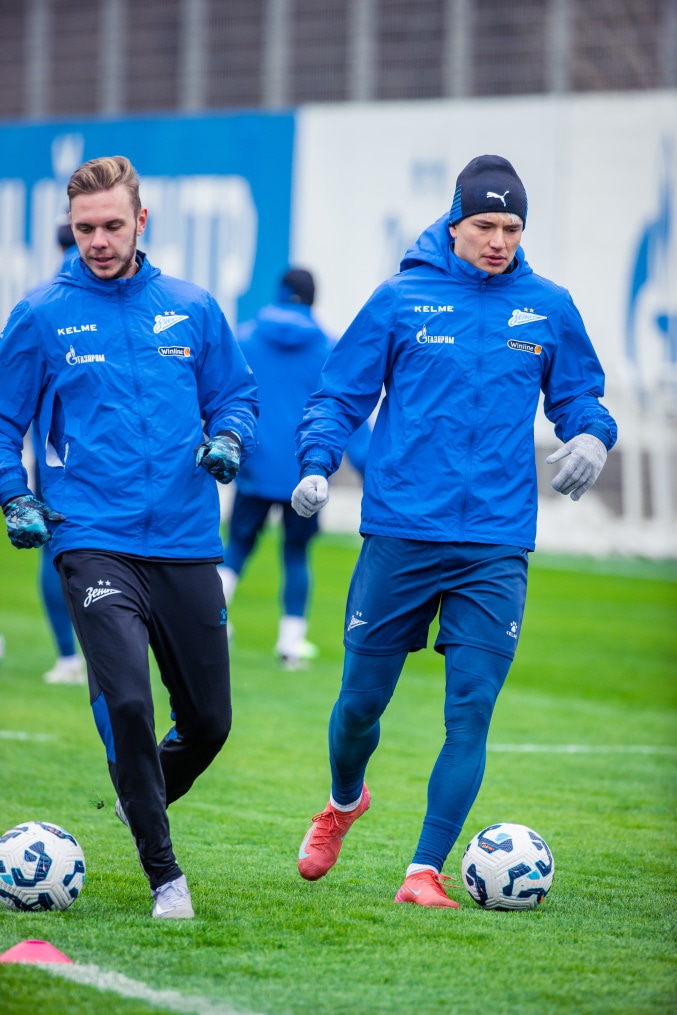 Открытая тренировка «Зенита» перед матчем с «Краснодаром»
