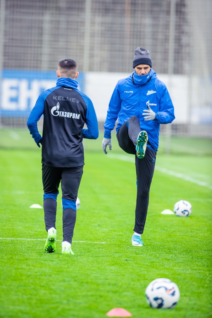Открытая тренировка «Зенита» перед матчем с «Краснодаром»