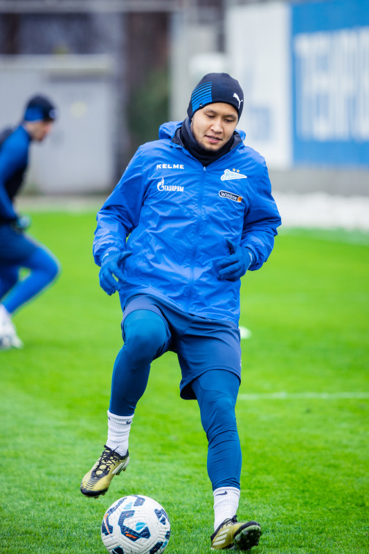 Открытая тренировка «Зенита» перед матчем с «Краснодаром»