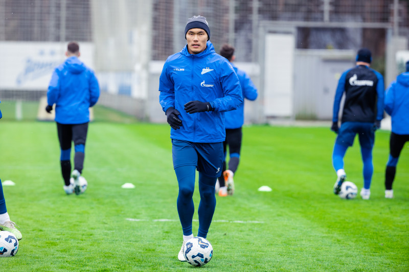 Открытая тренировка «Зенита» перед матчем с «Краснодаром»