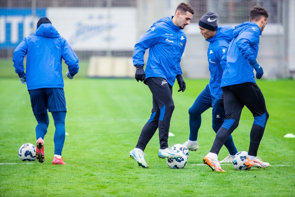 Открытая тренировка «Зенита» перед матчем с «Краснодаром»