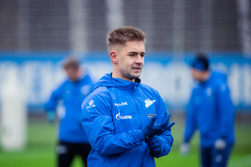 Открытая тренировка «Зенита» перед матчем с «Краснодаром»