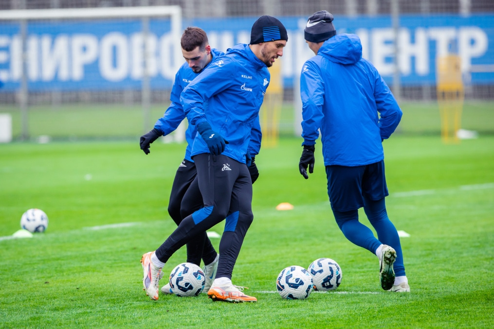 Открытая тренировка «Зенита» перед матчем с «Краснодаром»