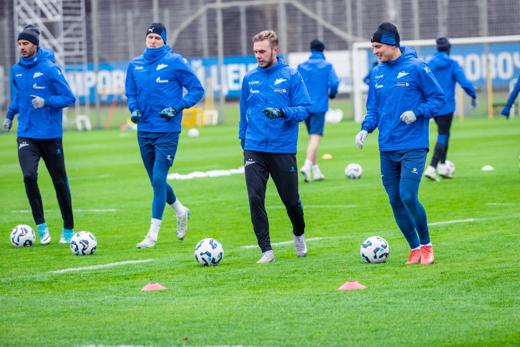 Открытая тренировка «Зенита» перед матчем с «Краснодаром»