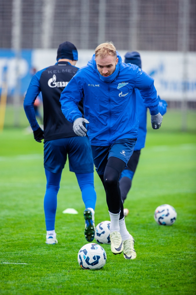 Открытая тренировка «Зенита» перед матчем с «Краснодаром»