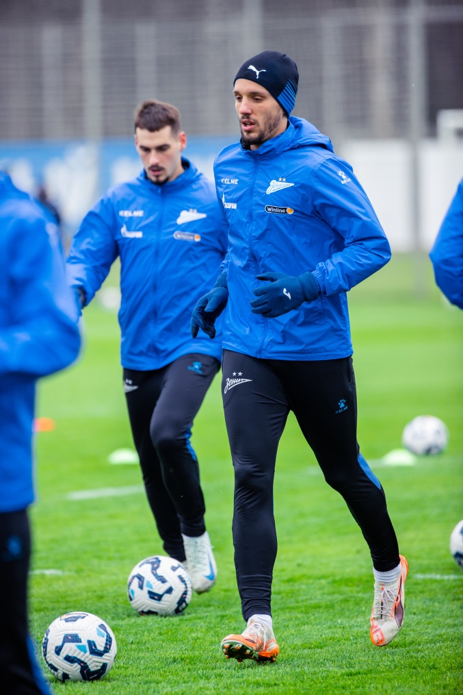 Открытая тренировка «Зенита» перед матчем с «Краснодаром»