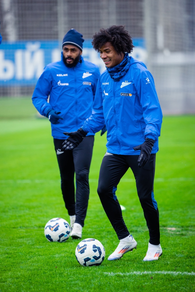 Открытая тренировка «Зенита» перед матчем с «Краснодаром»