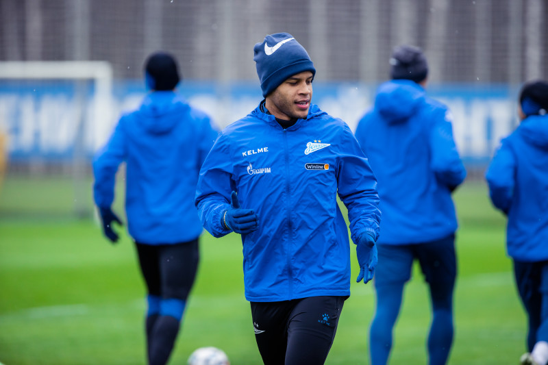 Открытая тренировка «Зенита» перед матчем с «Краснодаром»