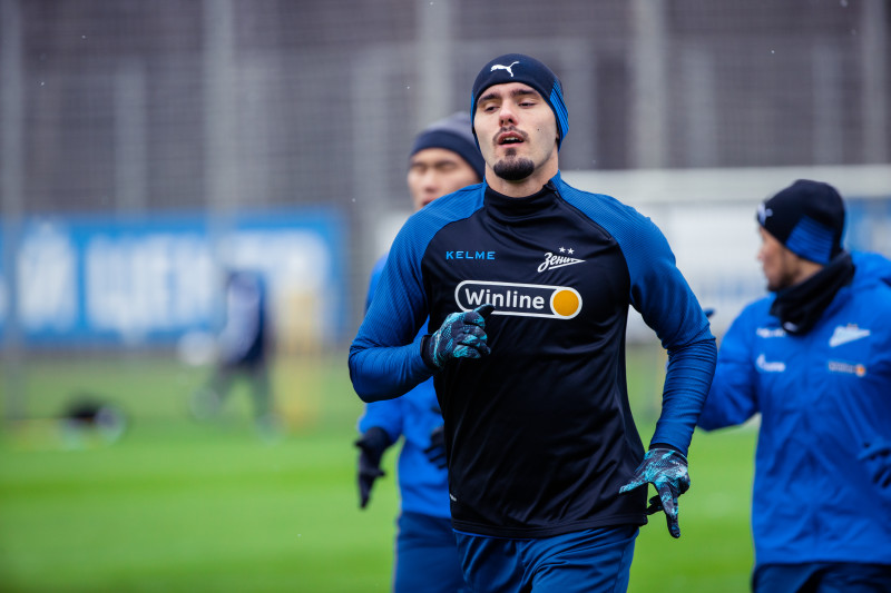 Открытая тренировка «Зенита» перед матчем с «Краснодаром»