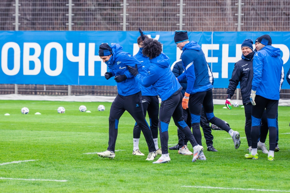 Открытая тренировка «Зенита» перед матчем с «Краснодаром»