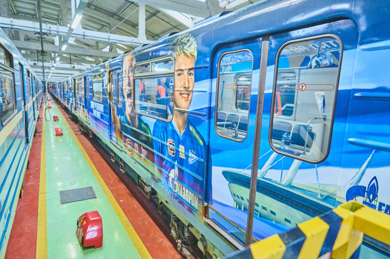 Юбилейная ливрея вагонов метрополитена