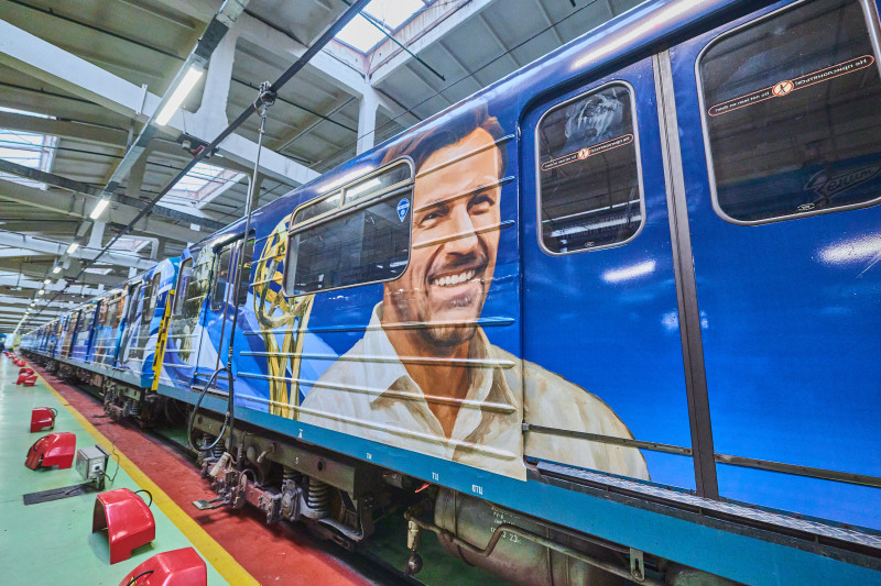 Юбилейная ливрея вагонов метрополитена