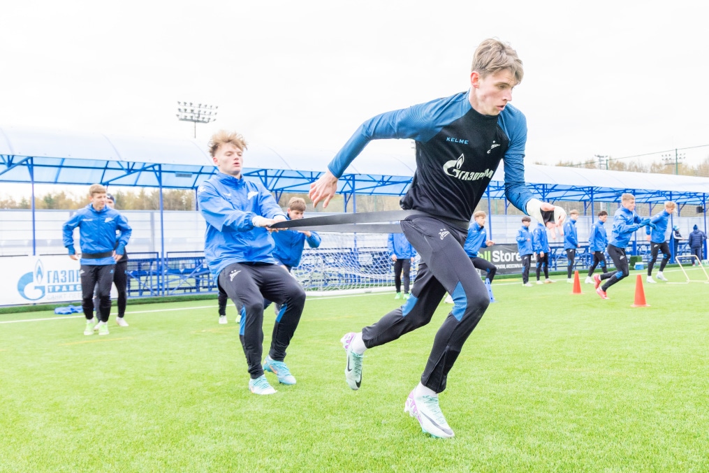 Тренировка «Зенита»-м перед матчем с ФК «Ростов»-м