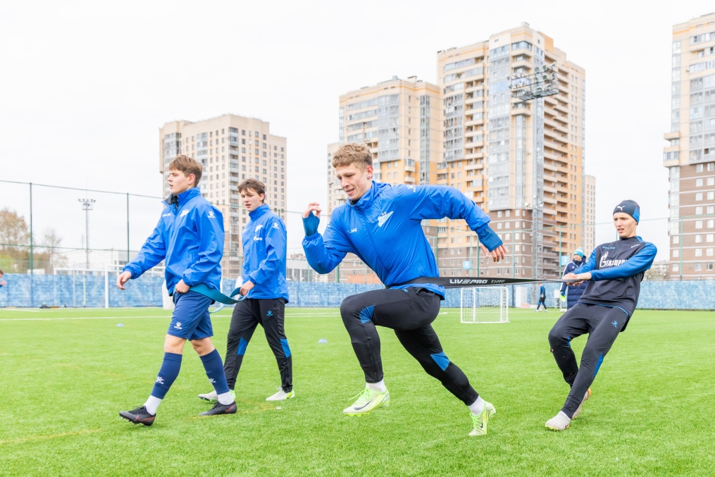 Тренировка «Зенита»-м перед матчем с ФК «Ростов»-м