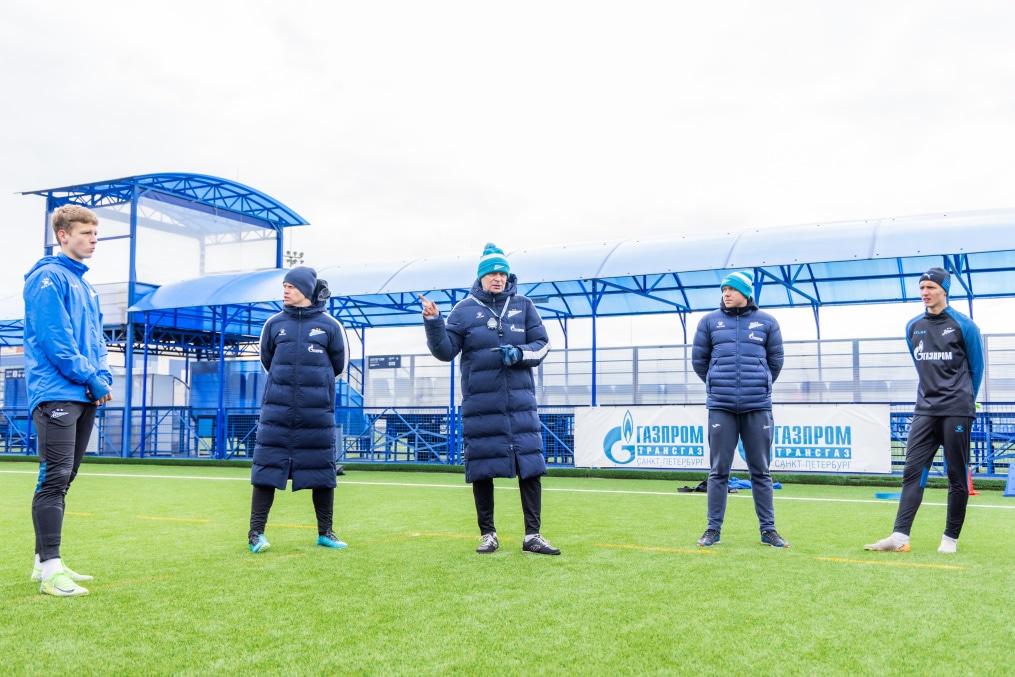 Тренировка «Зенита»-м перед матчем с ФК «Ростов»-м