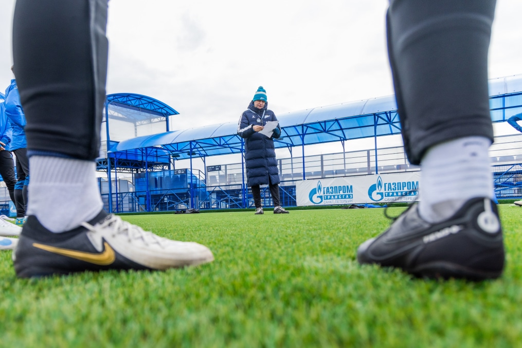 Тренировка «Зенита»-м перед матчем с ФК «Ростов»-м