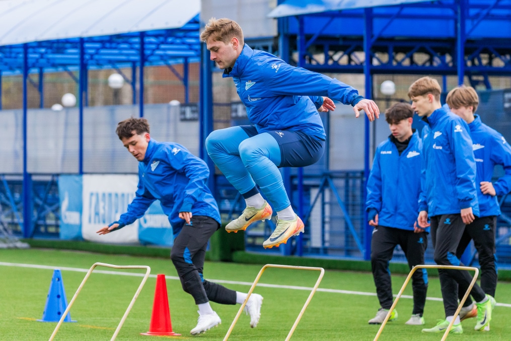 Тренировка «Зенита»-м перед матчем с ФК «Ростов»-м