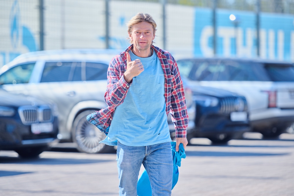 «Зенит. Стиль»: прибытие игроков на тренировку перед матчем с «Пари НН»