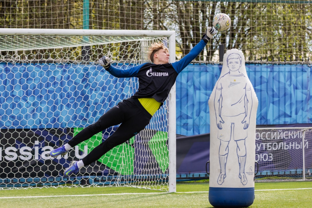 Тренировка «Зенита»-м перед матчем с ФК «Факел»-м