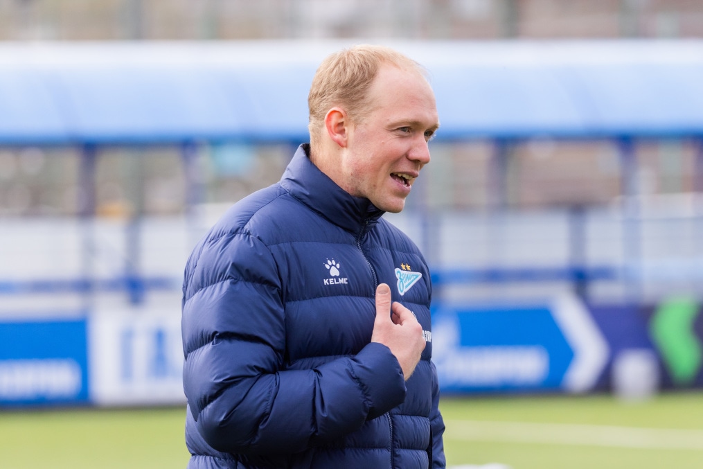 Тренировка «Зенита»-м перед матчем с ФК «Факел»-м