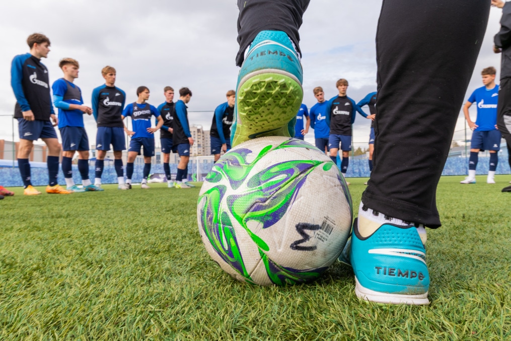 Тренировка «Зенита»-м перед матчем с ФК «Факел»-м