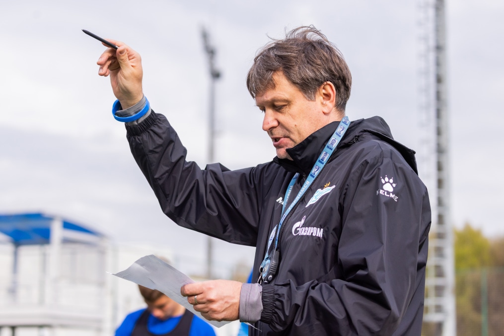 Тренировка «Зенита»-м перед матчем с ФК «Факел»-м