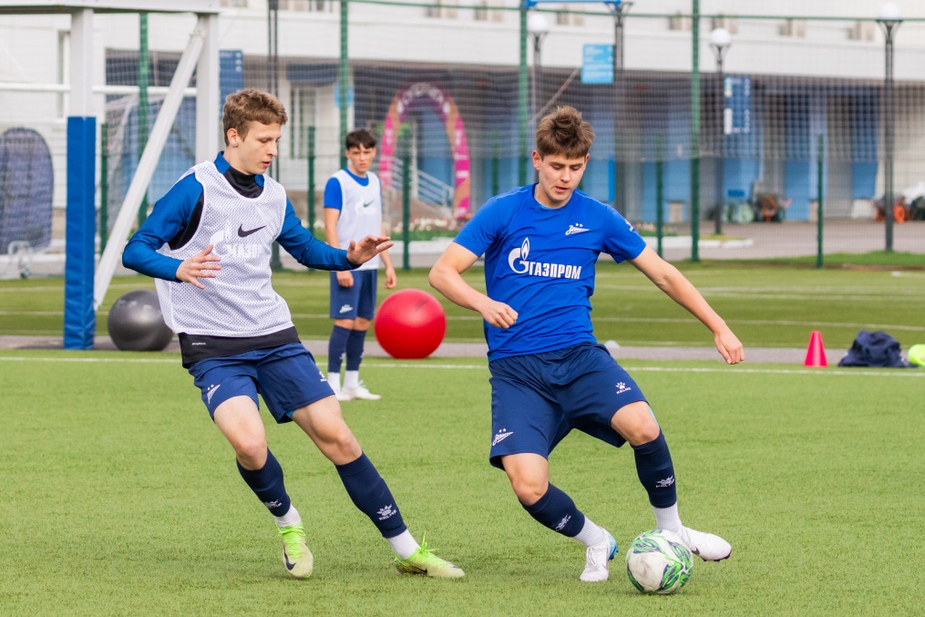 Тренировка «Зенита»-м перед матчем с ФК «Факел»-м