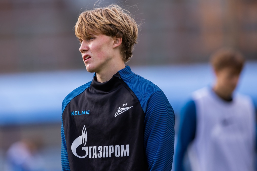 Тренировка «Зенита»-м перед матчем с ФК «Факел»-м